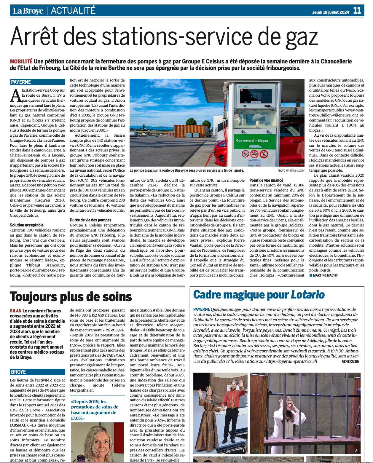 Le compte-rendu politique